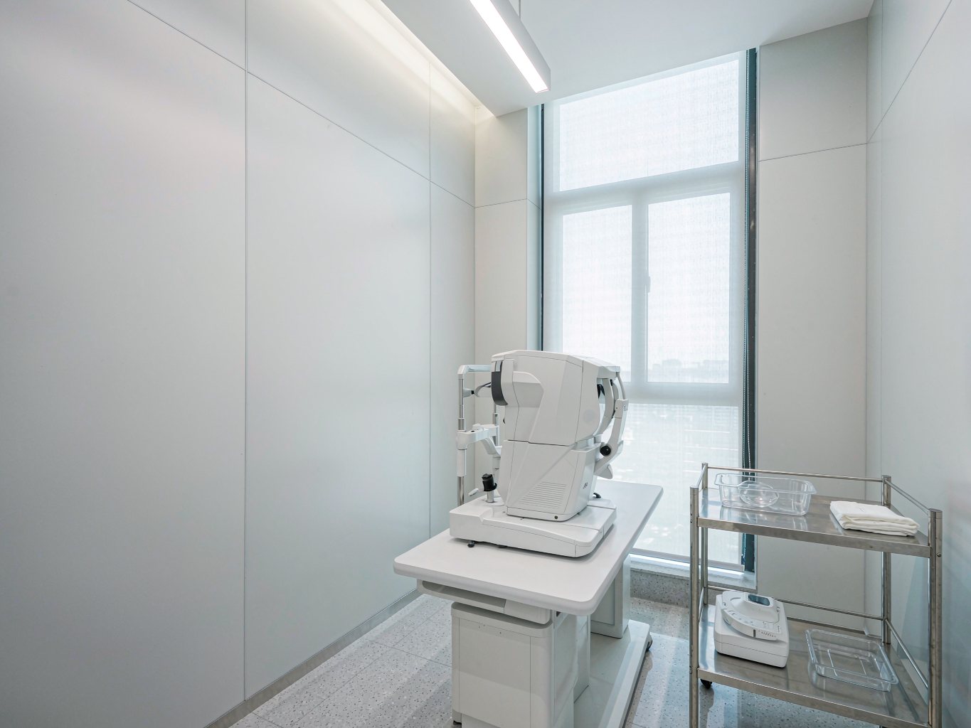 Ophthalmology examination room