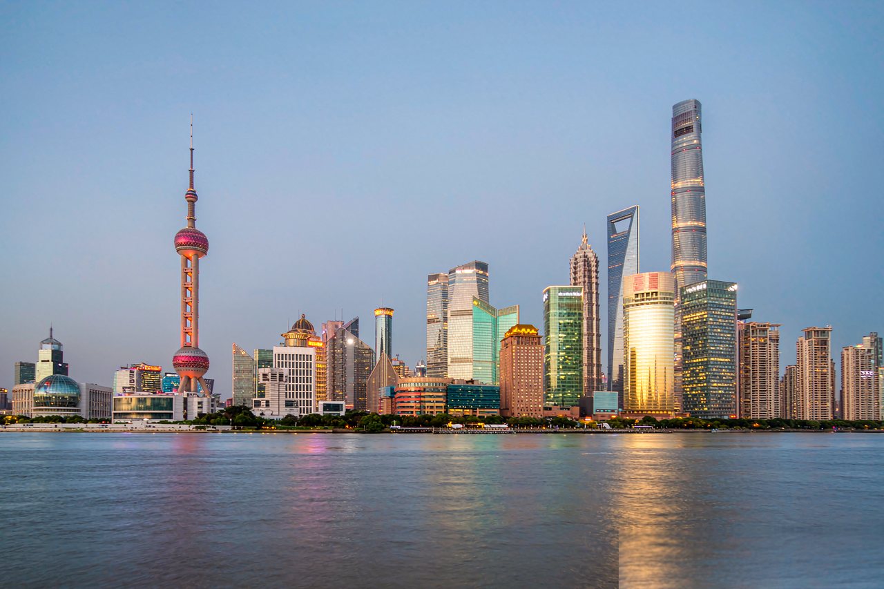 Shanghai city skyline